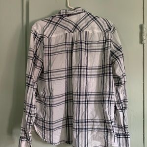 Plaid button down shirt